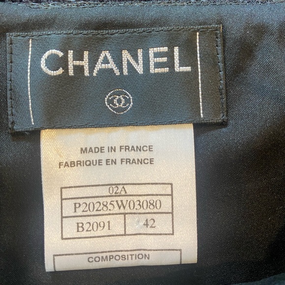 Chanel 2002 Fall sequin black mini skirt size XL pristine condition!!! - Picture 4 of 11